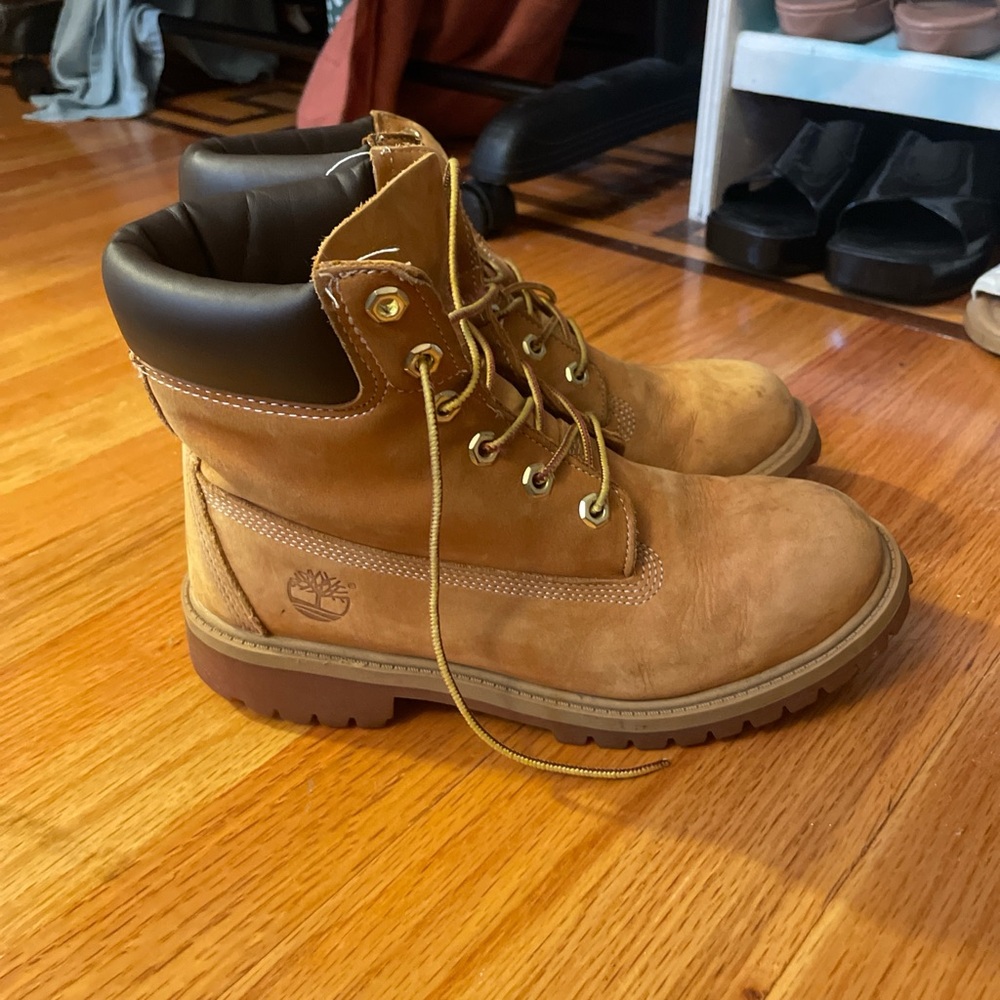 Timberland Brown Leather Ankle Boots